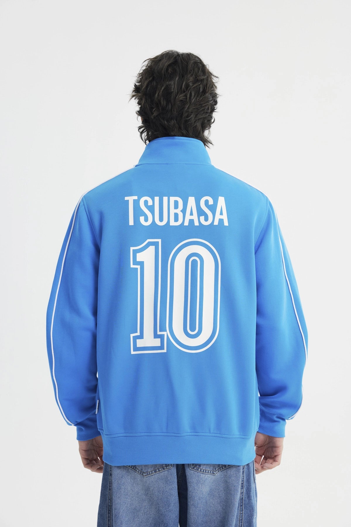 Polerón Hombre Capitán Tsubasa Azul