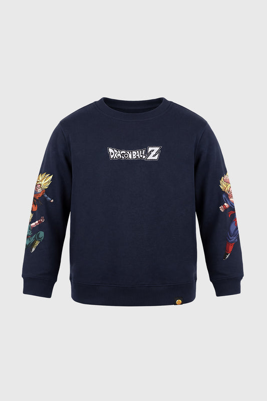 Polerón Niño Dragon Ball Azul Marino Oscuro