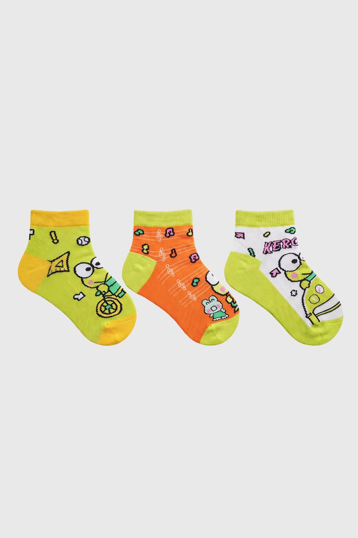 Calceta Niña Tripack Keroppi