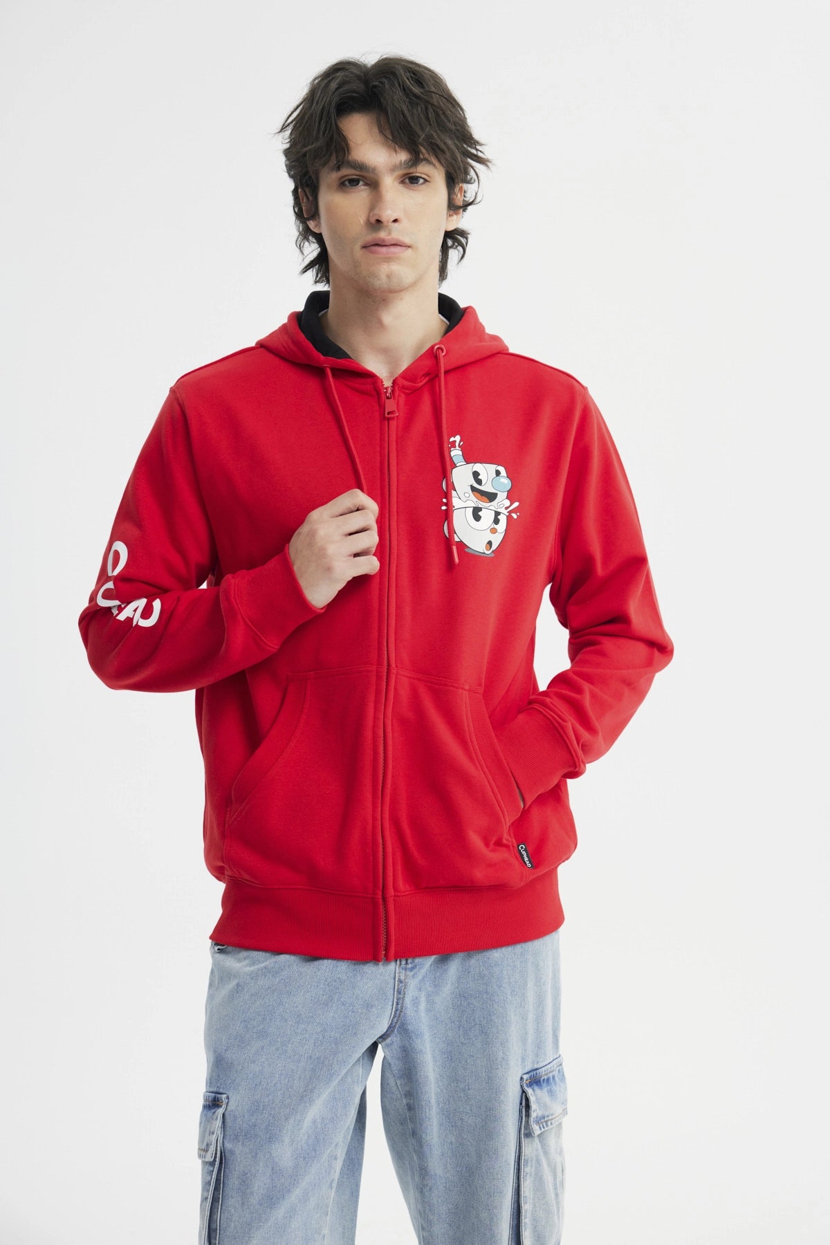 Polerón Hombre Cuphead Rojo