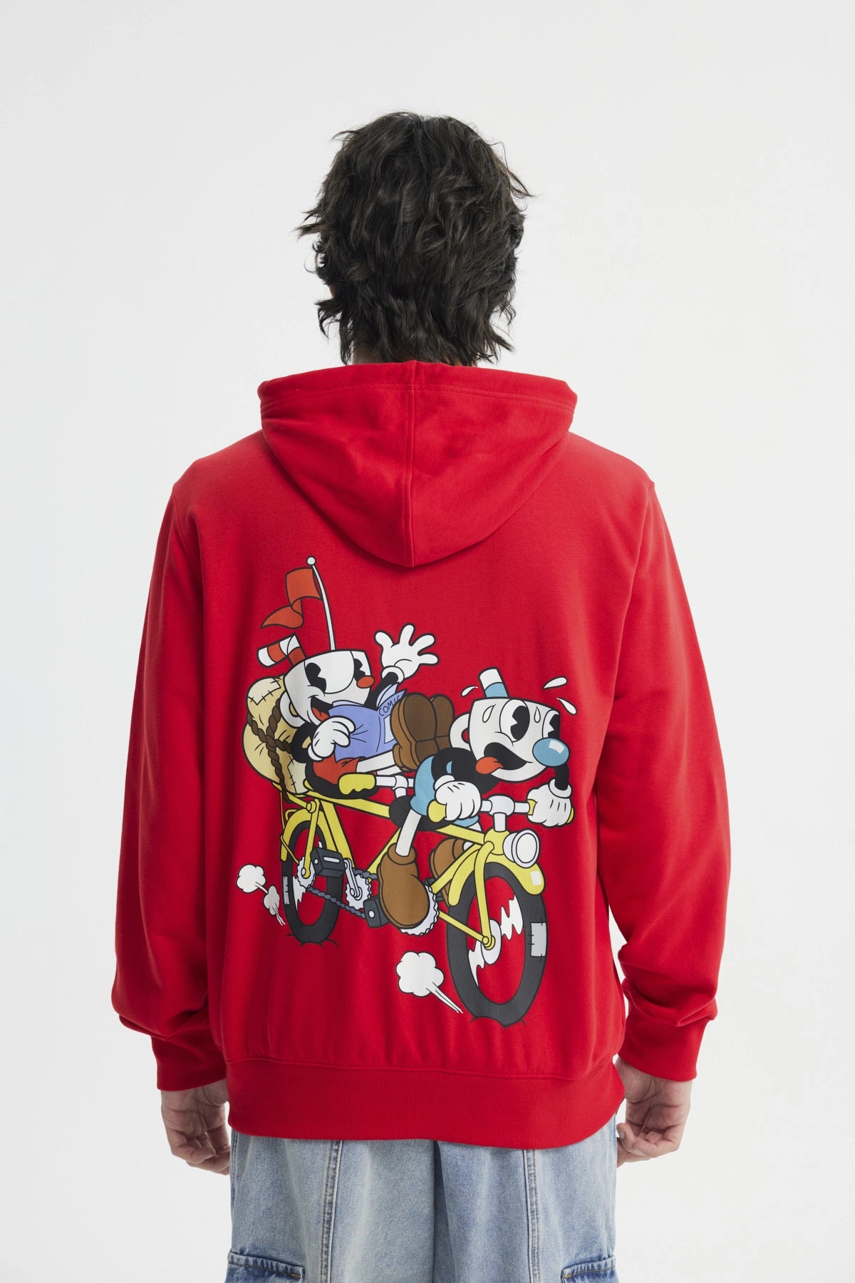 Polerón Hombre Cuphead Rojo