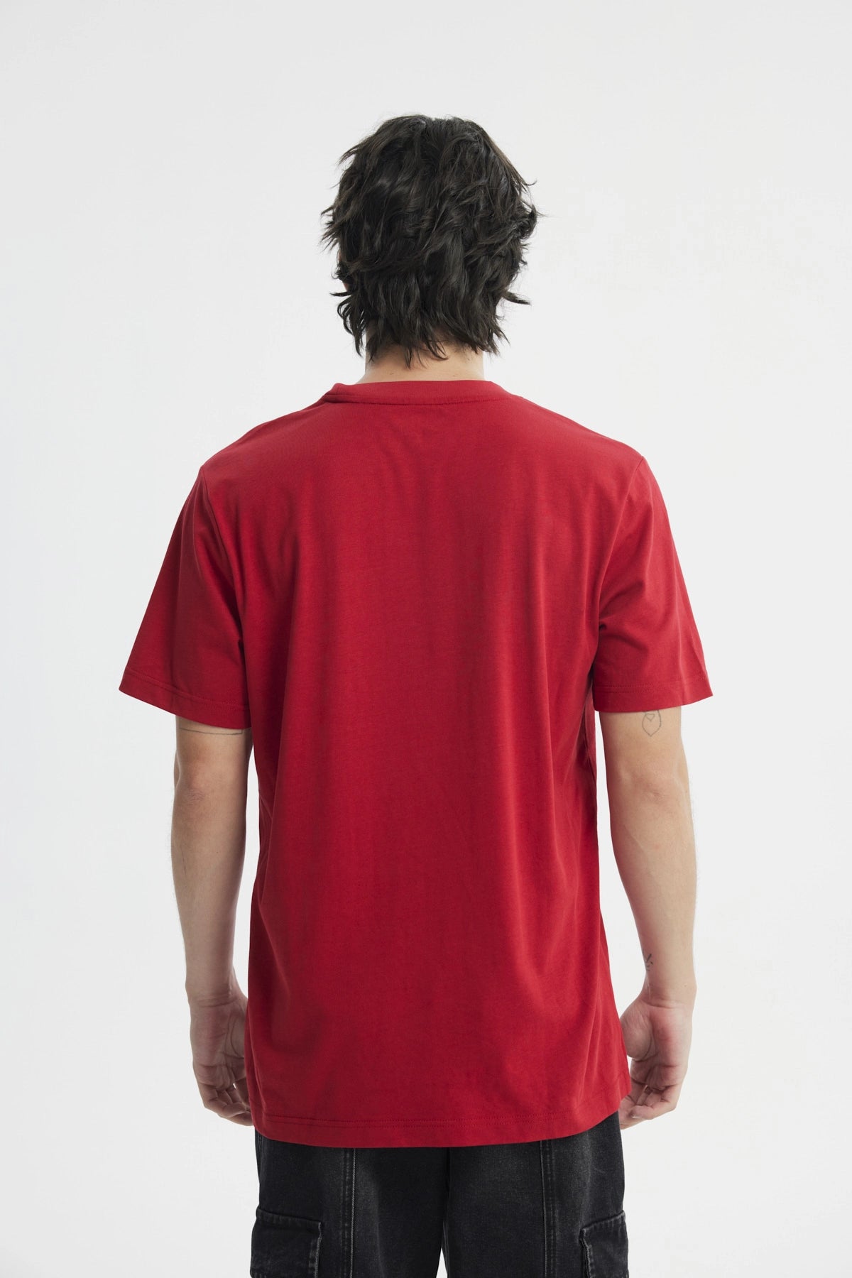 Polera Hombre Hey Arnold Rojo Vino