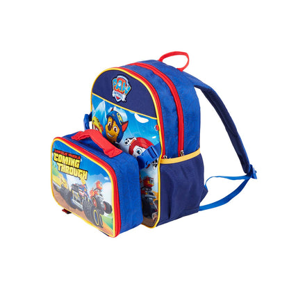 Mochila Escolar Infantil Lonchera Paw Patrol Azul