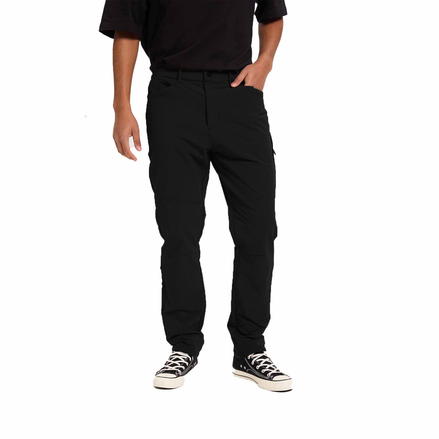 Pantalón Holly con Bolsillos Outdoors Negro