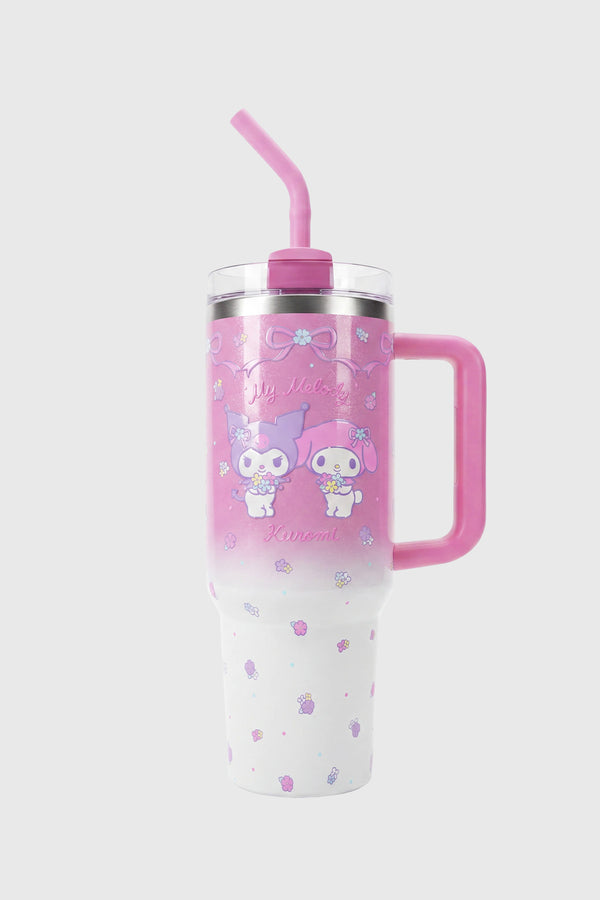 Termo - Botella Hello Kitty Y Sus Amigos Rosada