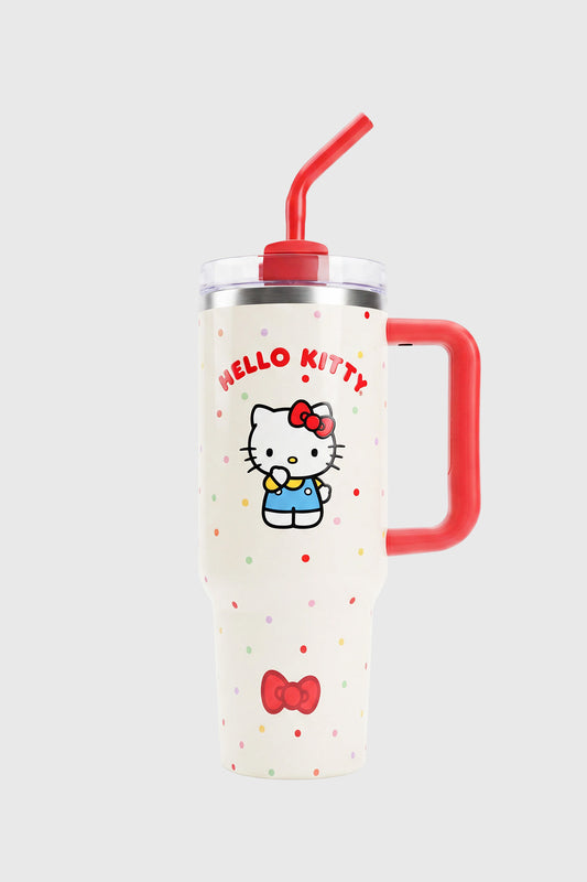 Termo - Botella Hello Kitty Crema
