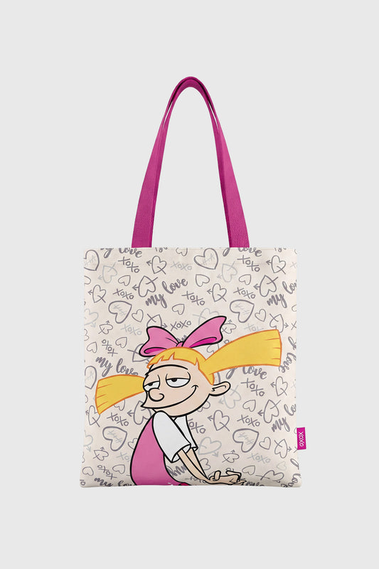 Bolsa Hey Arnold & Helga Crudo